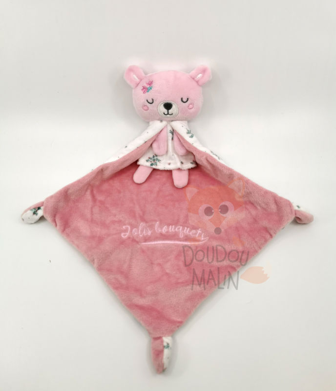  comforter bear pink jolis bouquets 25 cm 